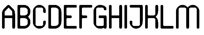 PIXEL ROUND Font UPPERCASE