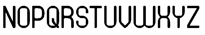 PIXEL ROUND Font UPPERCASE