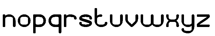 PIXEL ROUND Font LOWERCASE