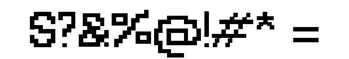 PIXELVOLT Regular Font OTHER CHARS