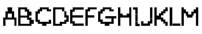 PIXELVOLT Regular Font UPPERCASE