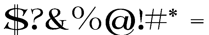 Picabro Font OTHER CHARS