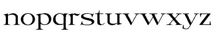 Picabro Font LOWERCASE