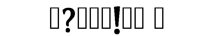 Picat Regular Font OTHER CHARS