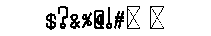 Picerce Font OTHER CHARS