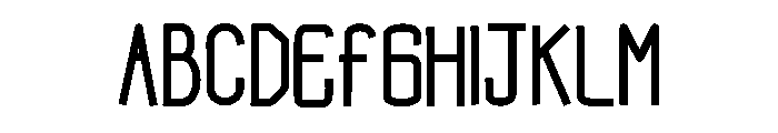 Picerce Font UPPERCASE