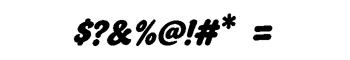 Pichella Regular Font OTHER CHARS