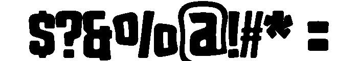 Pichie Regular Font OTHER CHARS