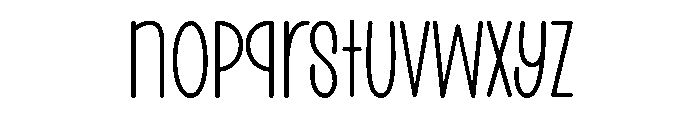 Picky Rabbit Regular Font LOWERCASE