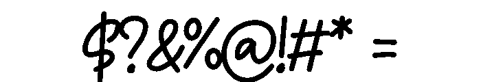 Picnic Day Font OTHER CHARS