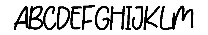 Picnic Day Font UPPERCASE