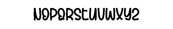 Picnic Sandwich Font UPPERCASE