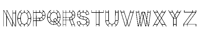 Picus Regular Font UPPERCASE