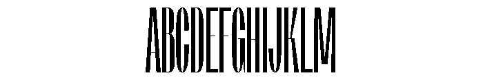 Pierknife Font UPPERCASE