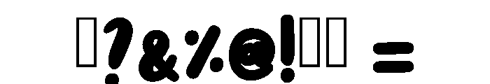 Piggy Doggy Regular Font OTHER CHARS