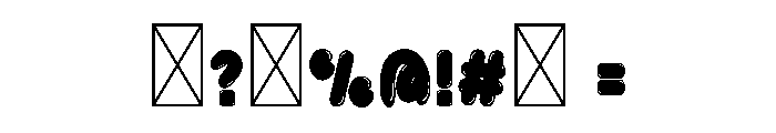 Pikachu Font OTHER CHARS