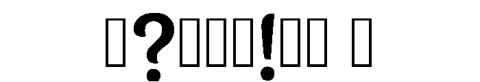 Pilchard Regular Font OTHER CHARS