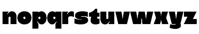 Pilker Font LOWERCASE