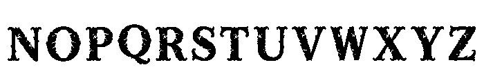 Pillar Regular Font LOWERCASE