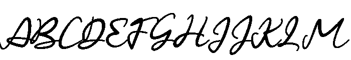 Pillow-Italic Font UPPERCASE