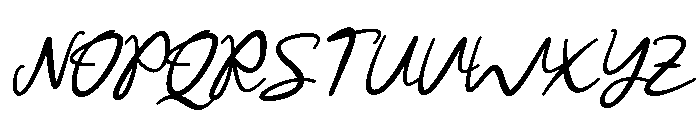 Pillow-Italic Font UPPERCASE