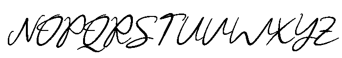 Pillow-Light-Italic Font UPPERCASE