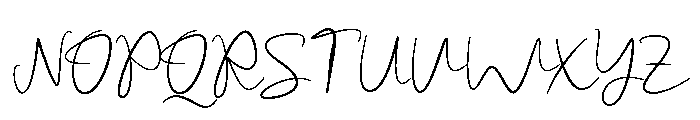 Pillow-Thin Font UPPERCASE