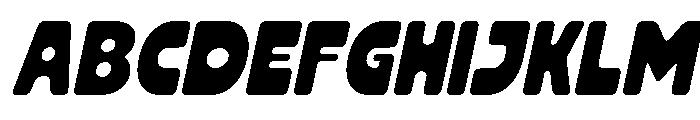 Pilova Italic Font UPPERCASE