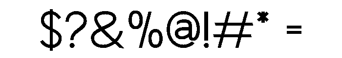 Pimoora Regular Font OTHER CHARS