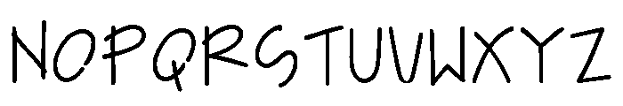 Pimsy Diary Regular Font UPPERCASE