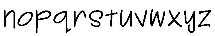 Pimsy Diary Regular Font LOWERCASE