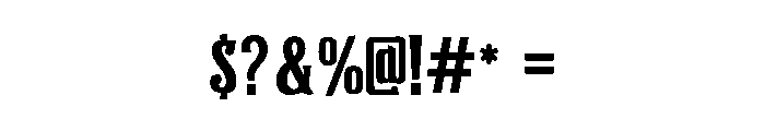 Pincher Font OTHER CHARS
