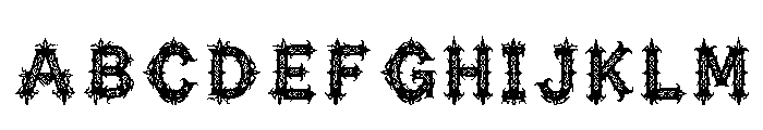 Pincush Regular Font UPPERCASE