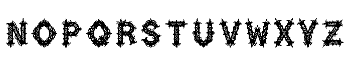 Pincush Regular Font LOWERCASE