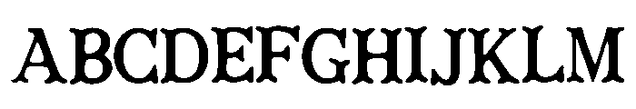 Pincushion Font UPPERCASE