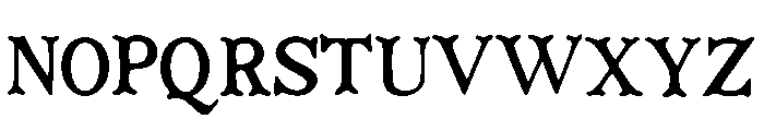 Pincushion Font UPPERCASE