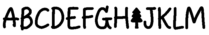 Pinemoji Font UPPERCASE
