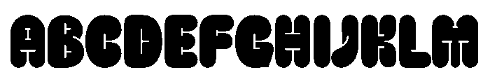 Piney Font UPPERCASE