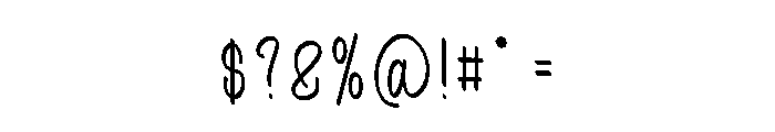 Pingela Font OTHER CHARS