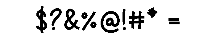Pingku-Bold Font OTHER CHARS
