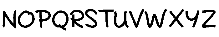 Pingku-Bold Font UPPERCASE