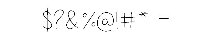 Pingku-Styley Font OTHER CHARS