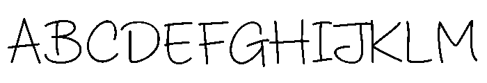 Pingku Font UPPERCASE