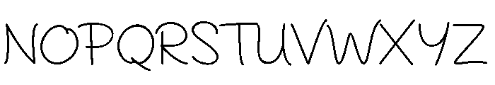 Pingku Font UPPERCASE