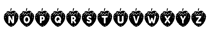Pink Berry Font LOWERCASE