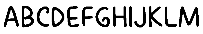 Pink Cupcake Regular Font UPPERCASE