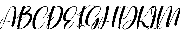 Pink Fancy Font UPPERCASE
