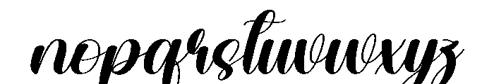 Pink Fancy Font LOWERCASE