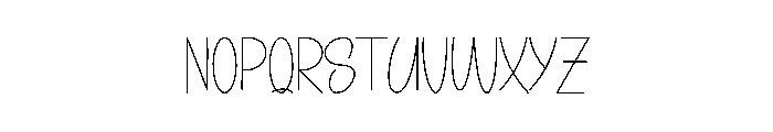 Pink Midnight Font LOWERCASE