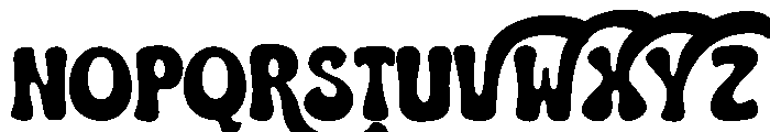 Pink Retro Font UPPERCASE